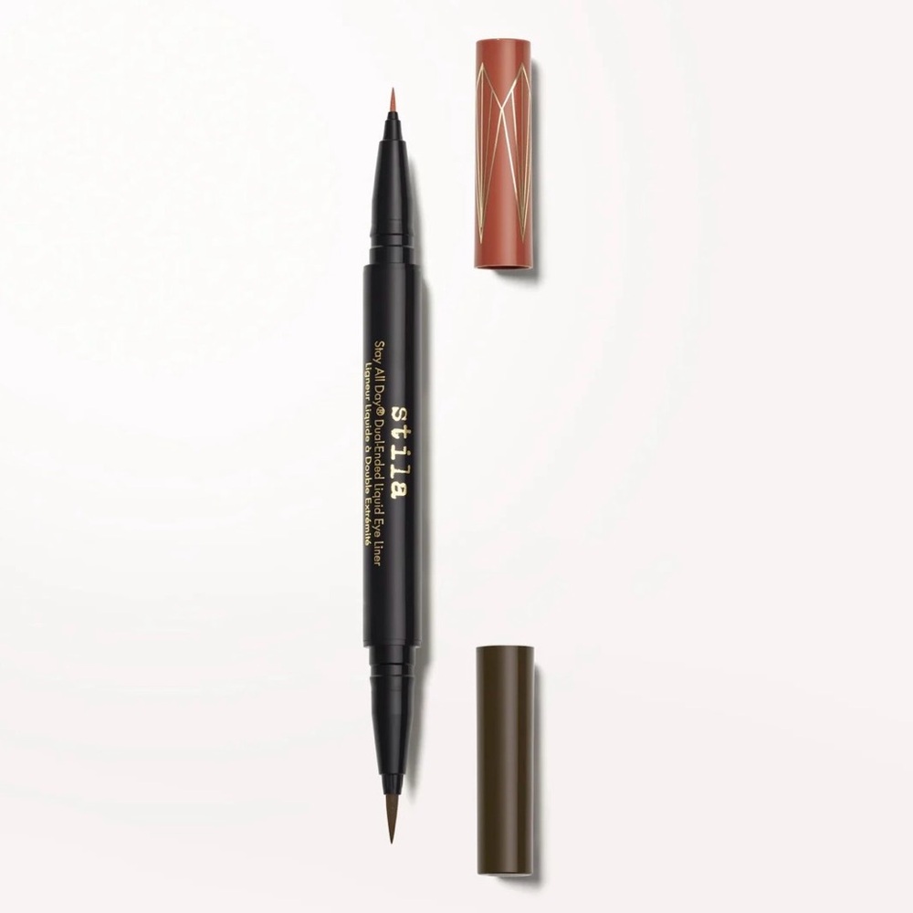 Stila Stay All Day Dual ended eyeliner Amber/Dark Brown NWB